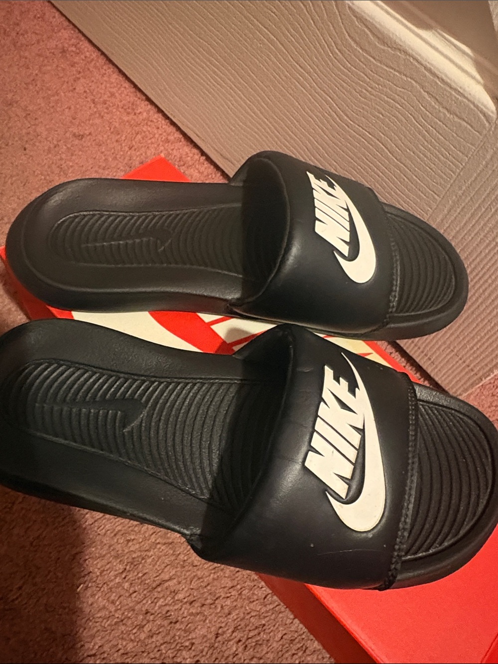Nike Black Slides